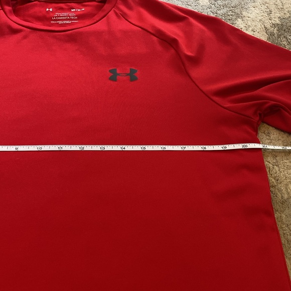 Red Under Armour The Stretch Tee - Picture 5 of 5